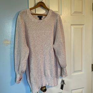 Ladies, 3X pink sweater